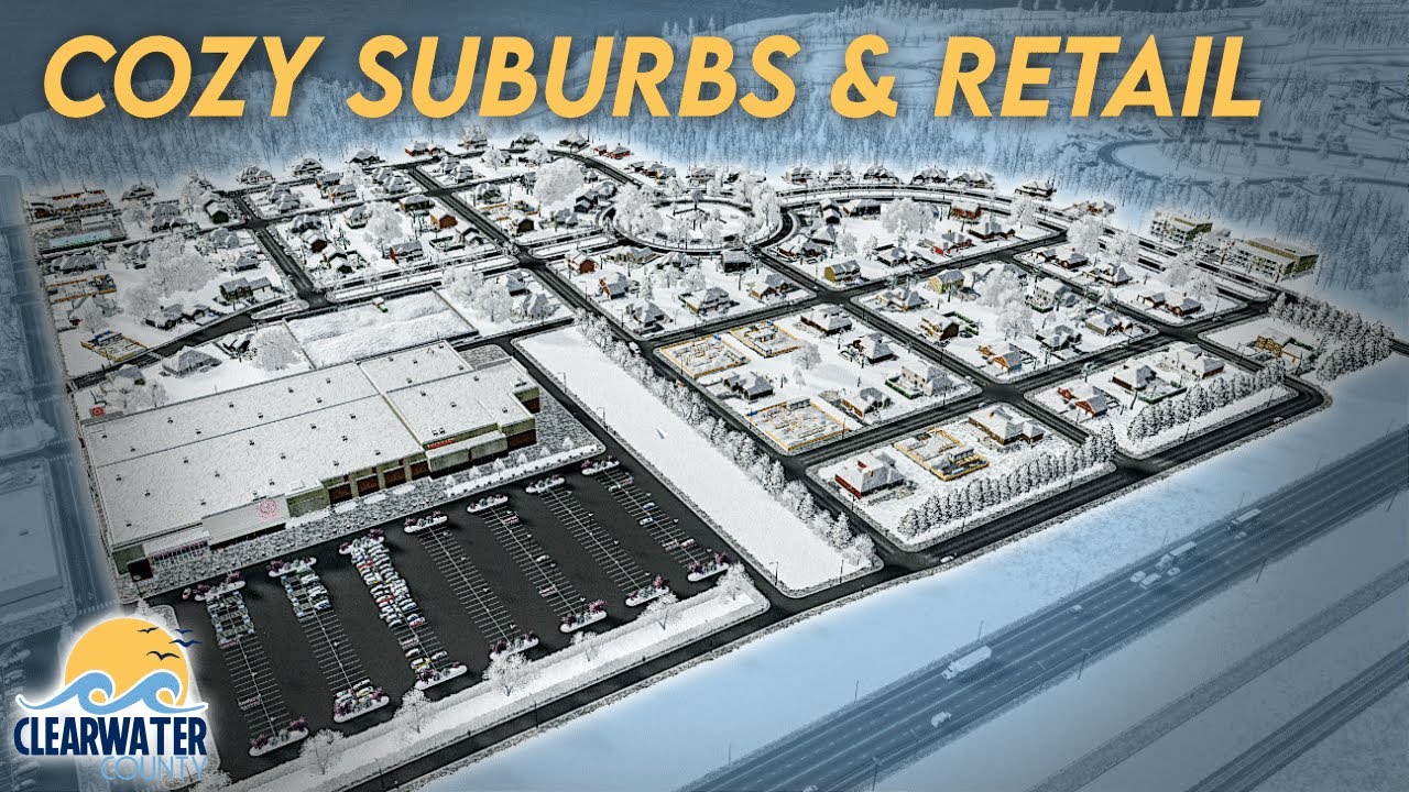 QUICKLY Building a Cozy Suburban Neighborhood & Big Box Retail | Clearwater County 70