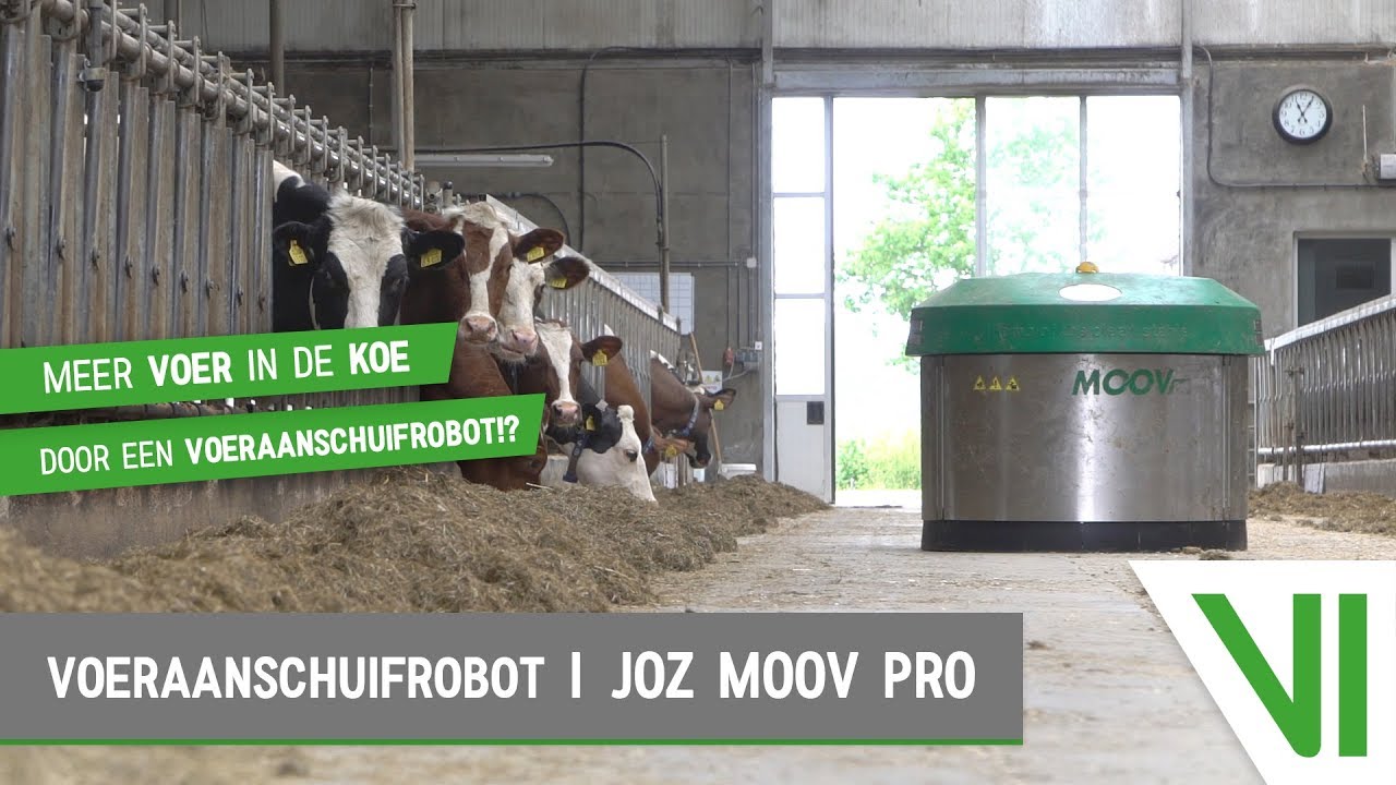 Meer VOER in een KOE door een VOERAANSCHUIFROBOT!?! | JOZ Moov Pro