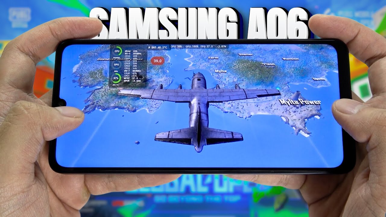 Samsung Galaxy A06 test game PUBG Mobile | Helio G85