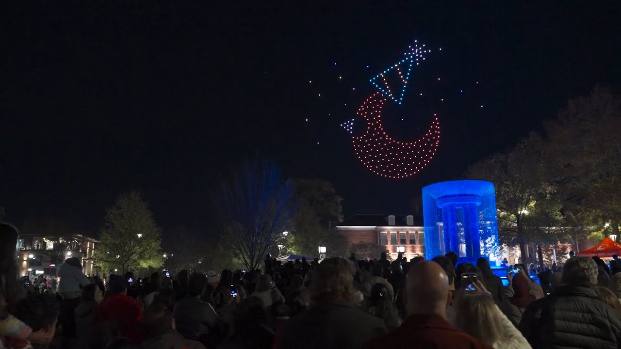 Downtown Cary Park's First Birthday and Drone Light Show
