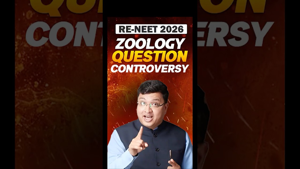 Zoology Question Controversy 😰|| RE NEET 2026 #shorts #neet #nvsir