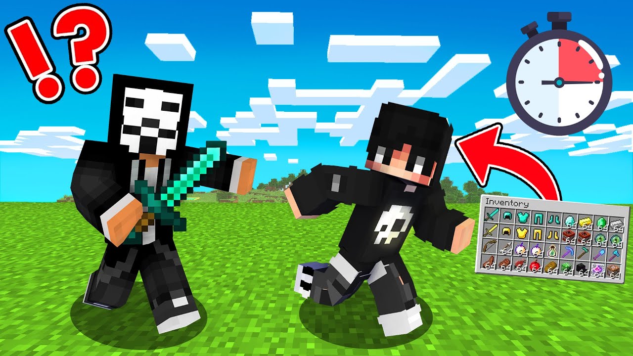 ماين كرافت ولكن كل 60 ثانية اتحول قيم مود و الهـكر يحاول يجلدني !!؟