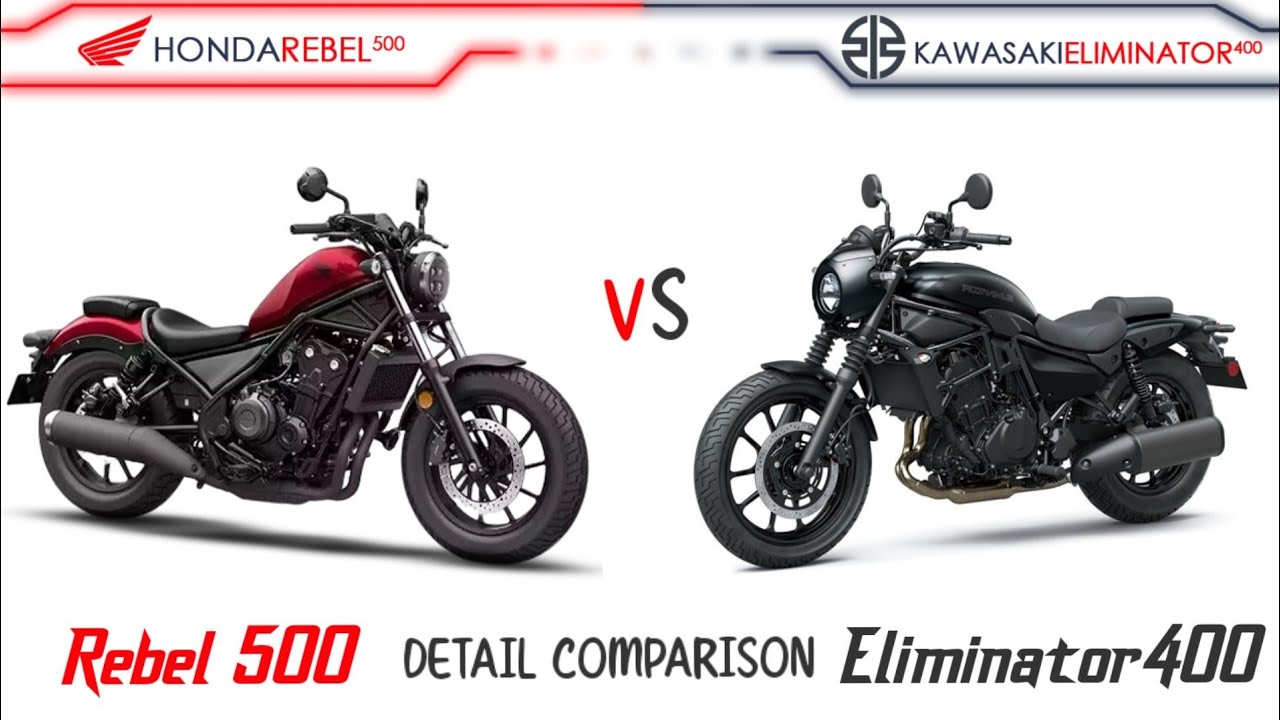 Kawasaki Eliminator 400 VS Honda Rebel500 | Comparison | Mileage | Top Speed | Price | Bike Informer