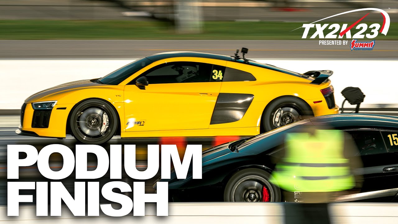 Racing ALPHA 12 Audi R8s at TX2K | 2500WHP GT-R 