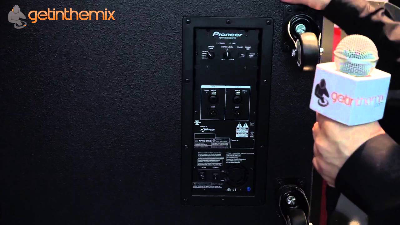 Pioneer XPRS215S Subwoofer @ Musikmesse 2016 with Getinthemix.com