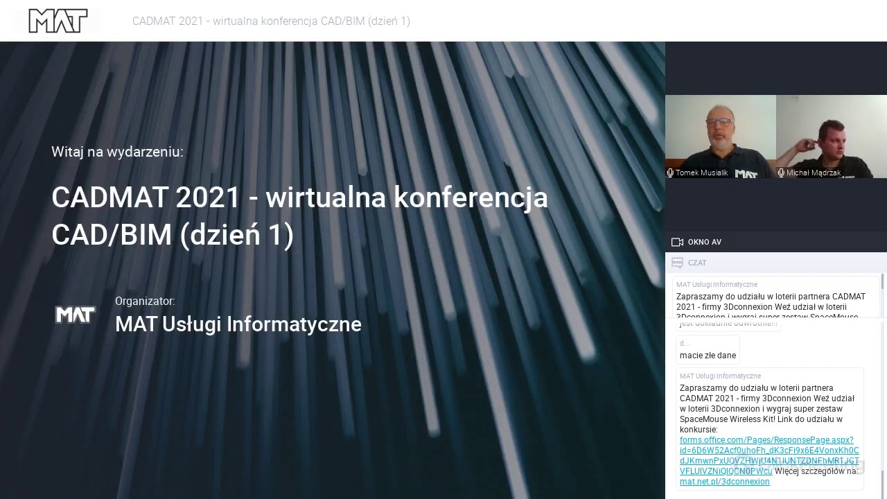 Fabryka – prawdziwe wyzwanie | CADMAT 2021
