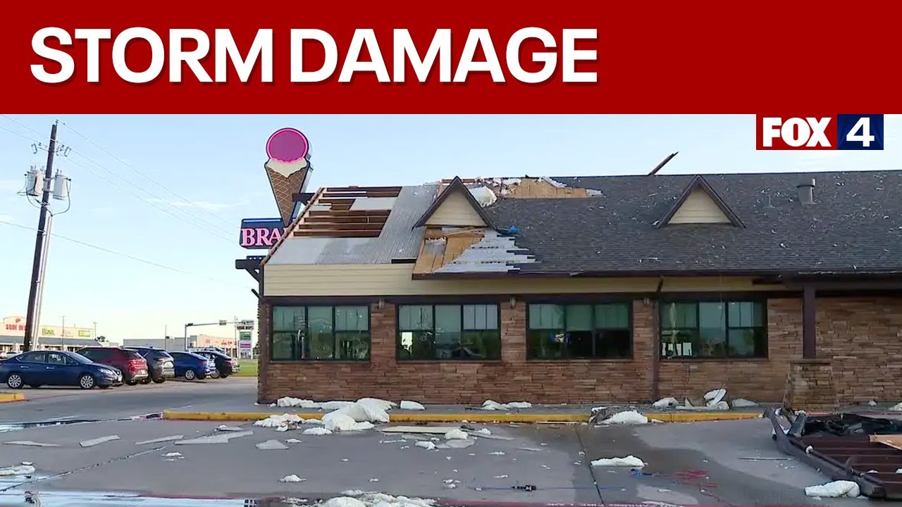 High winds damage homes, businesses in North Texas