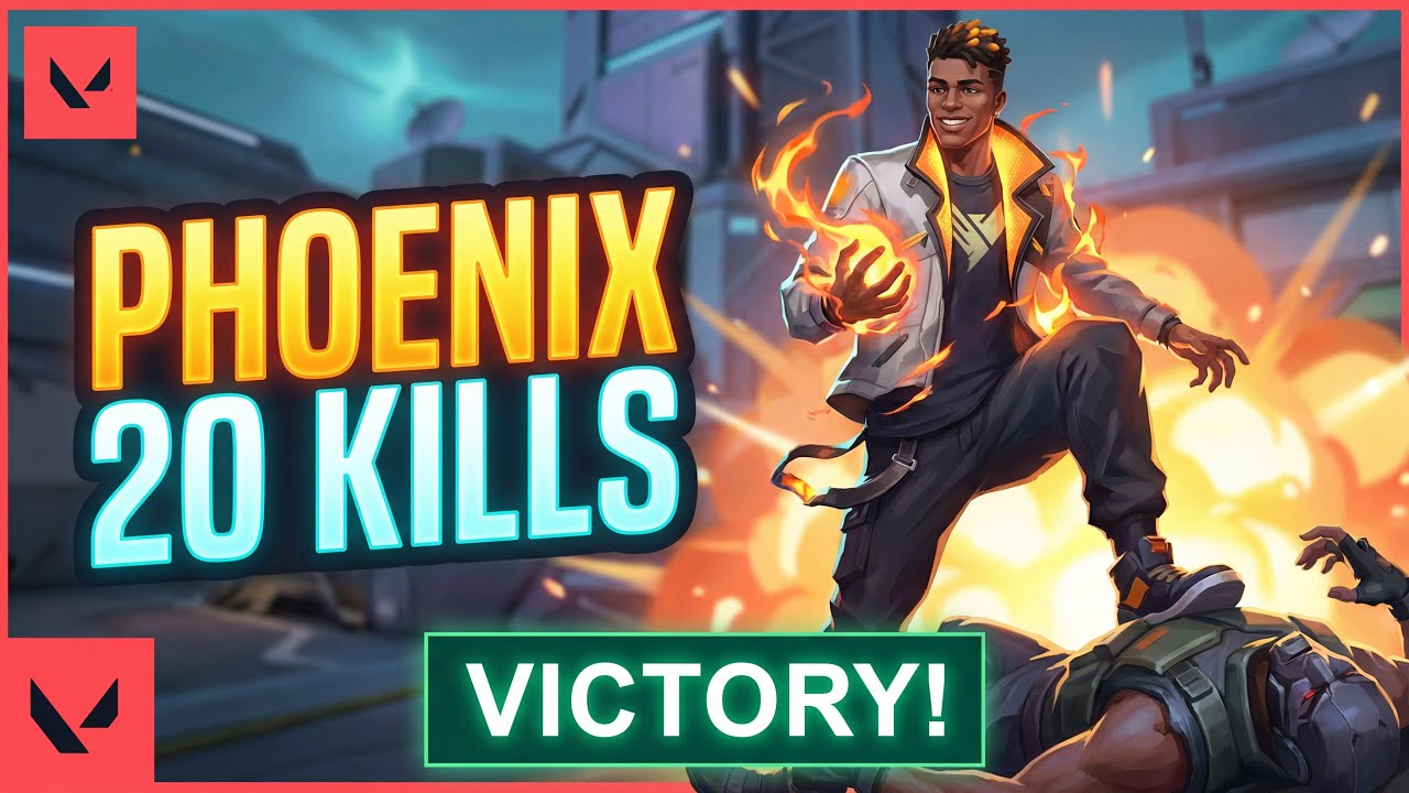 PHOENIX 20 КИЛЛОВ | ЭТО ПРОСТО РАЗНОС! (VALORANT WIN)