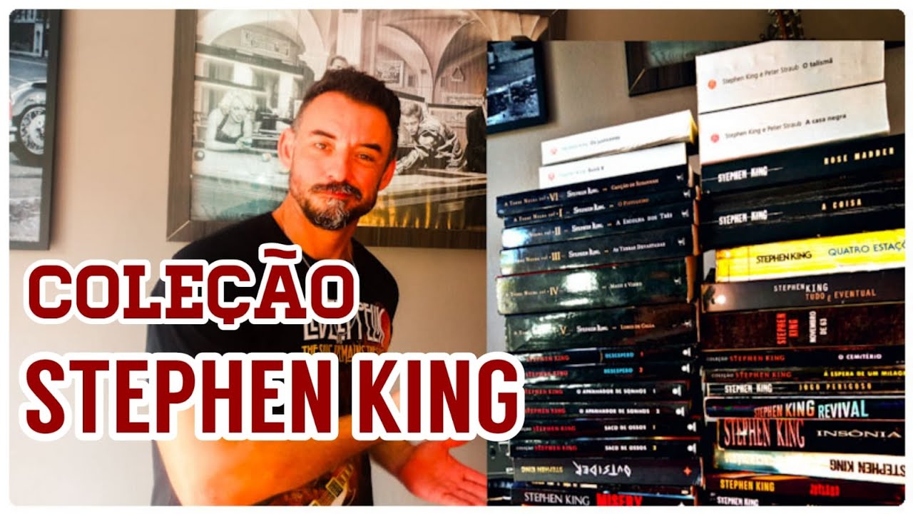 COLEÇÃO STEPHEN KING - NESSE VIDEO ESCOLHO MEU TOP 5 LIVROS DO STEPHEN KING!