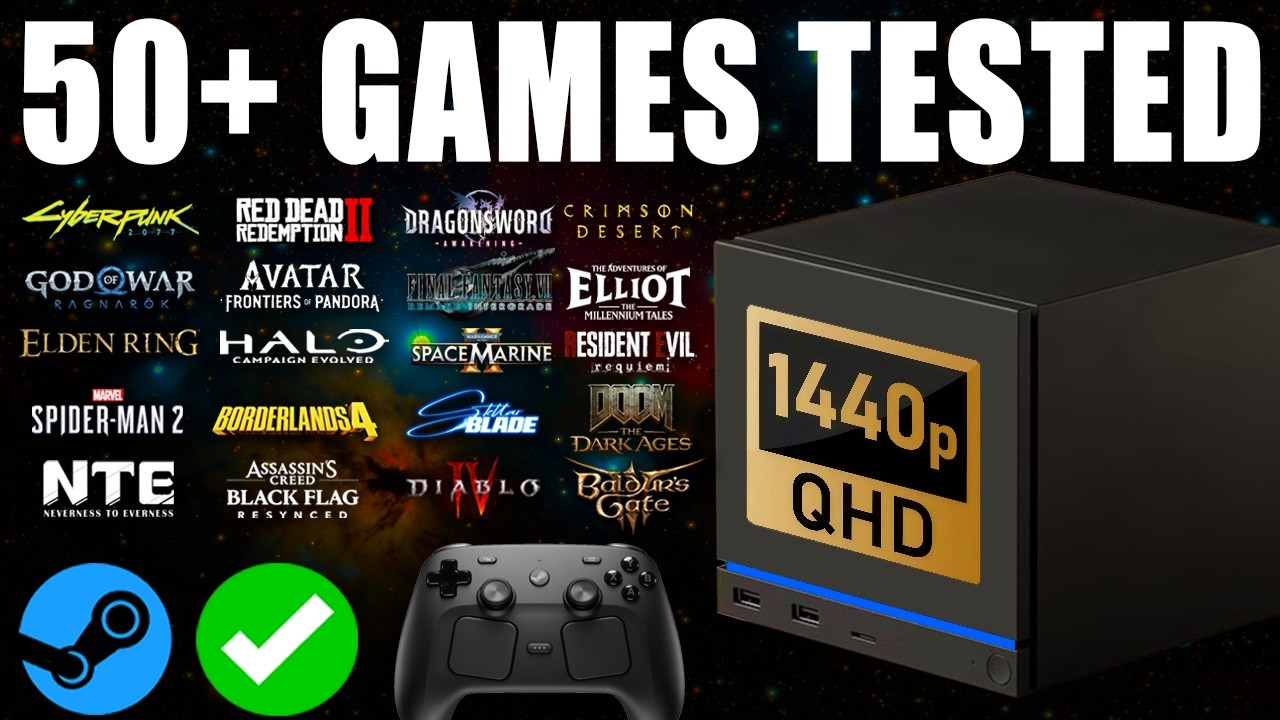 50+ Steam Machine Games: 1440P Performance Tested