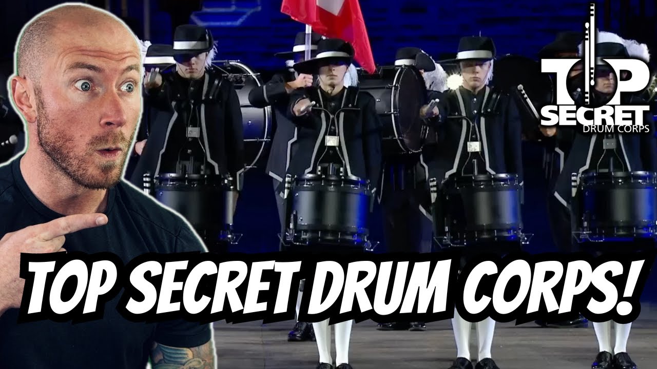 Реакция барабанщика на выступление Top Secret Drum Corps на Королевском Эдинбургском военном фест...