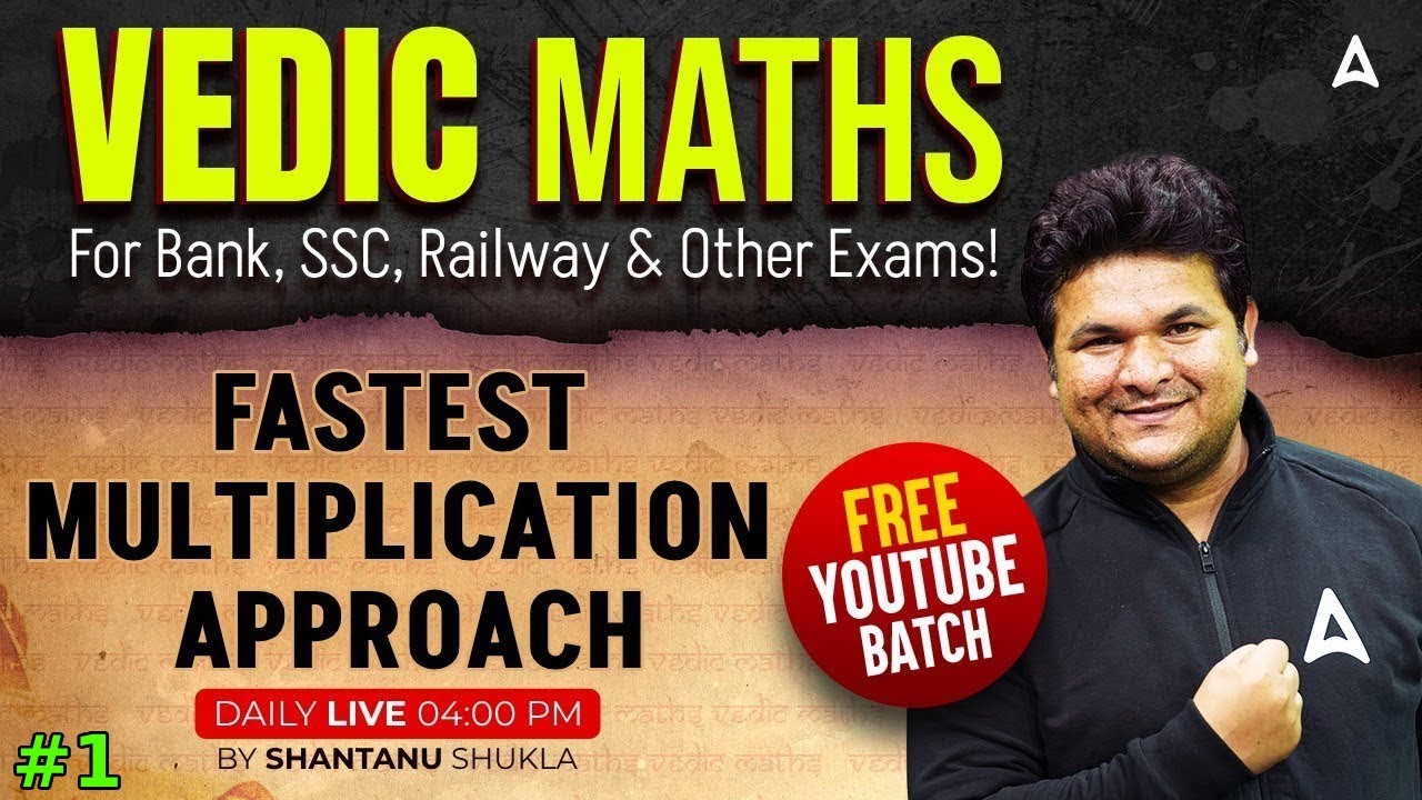 Vedic Maths Tricks for Fast Calculation | Fastest Multiplication by Shantanu Shukla | Day 1