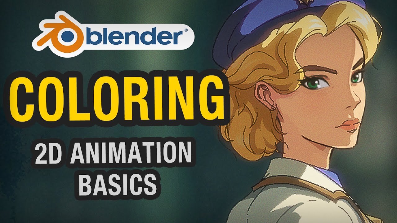 Основы 2D-анимации в Blender для начинающих — советы по раскрашиванию для профессионалов