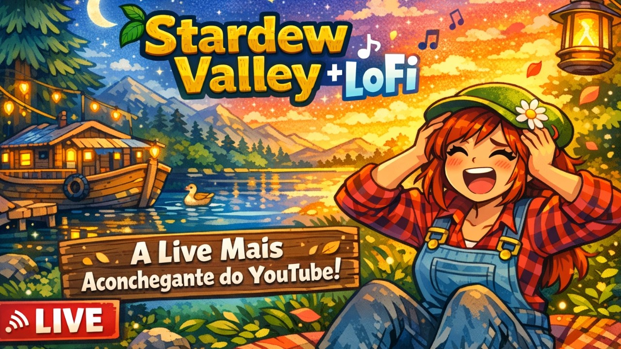 Stardew Valley + Música Aconchegante: Uma Tarde Quentinha na Fazenda