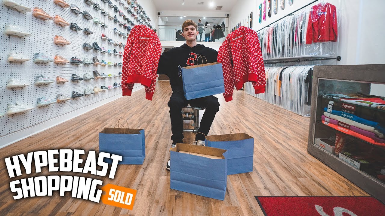 Insane Hypebeast Shopping Spree At New Sneaker Store!