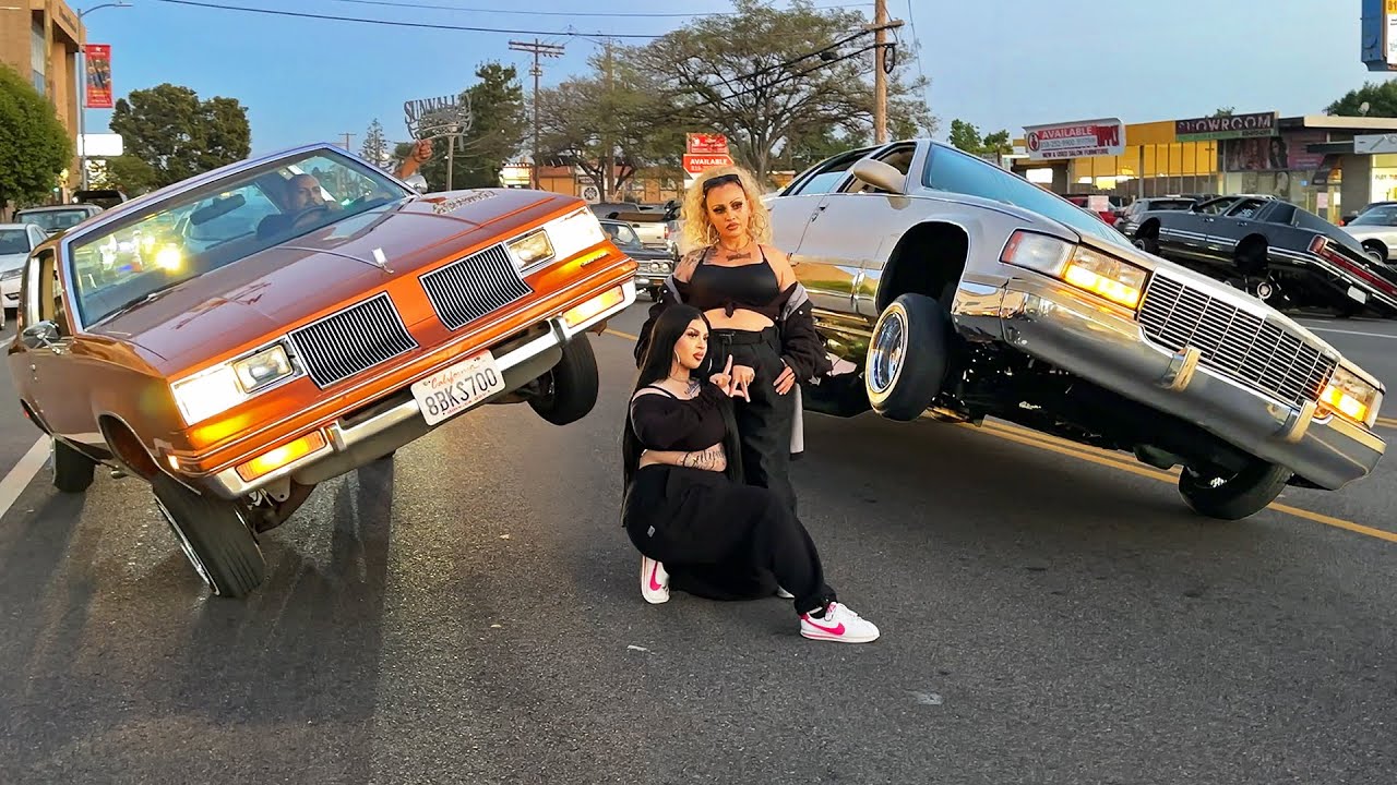 Lowrider Cars TAKE OVER the Blvd in 3 Wheel Motion!
