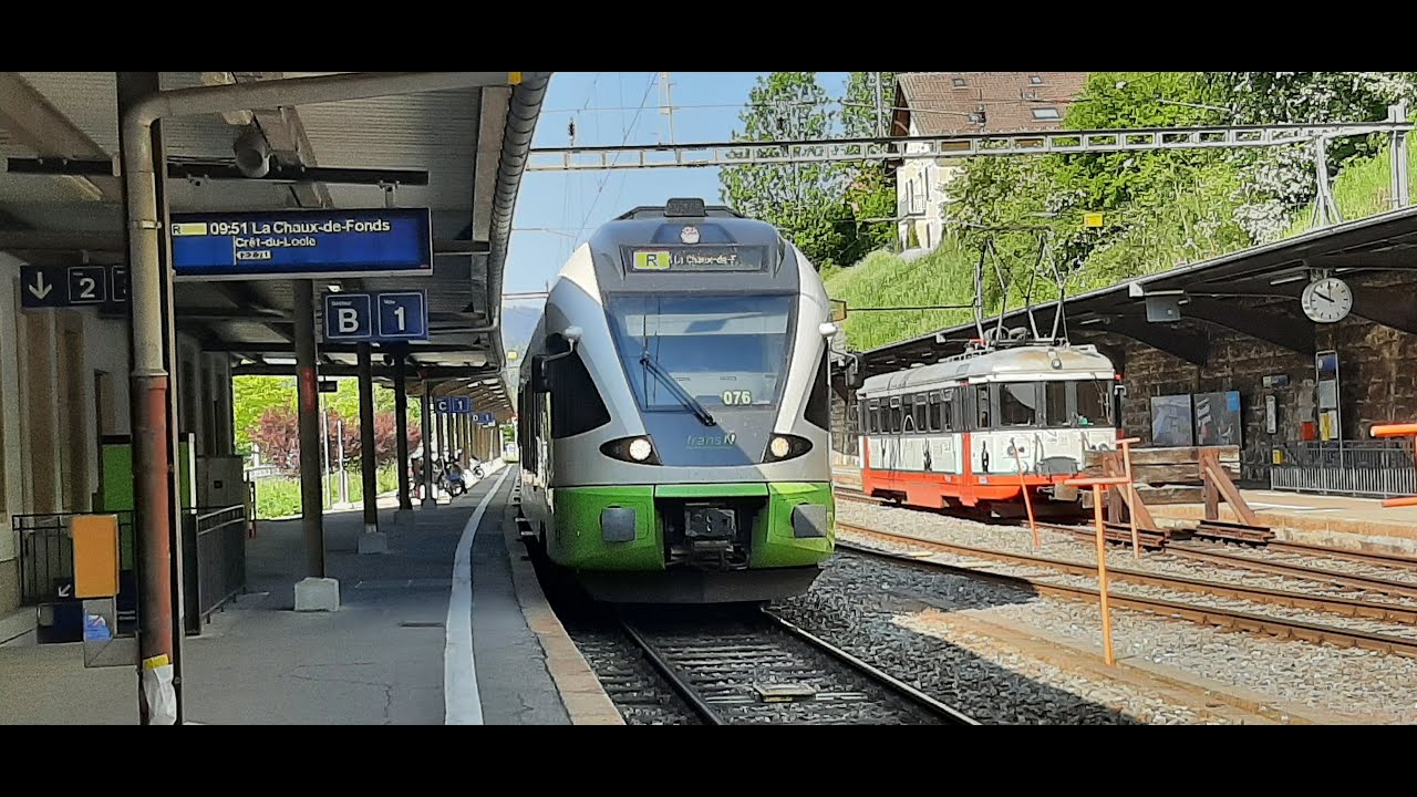 Le Locle - Les Brenets en cabine, 31.05.2023.