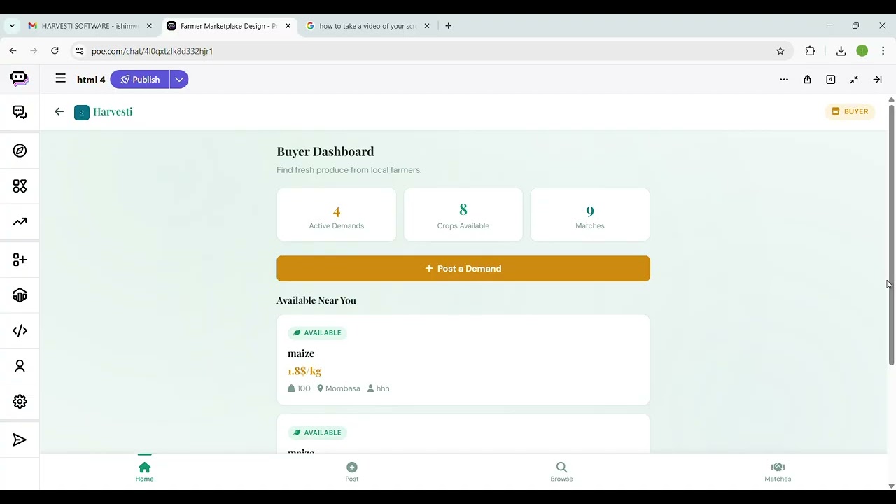 Farmer Marketplace Design   . team DREAMIX