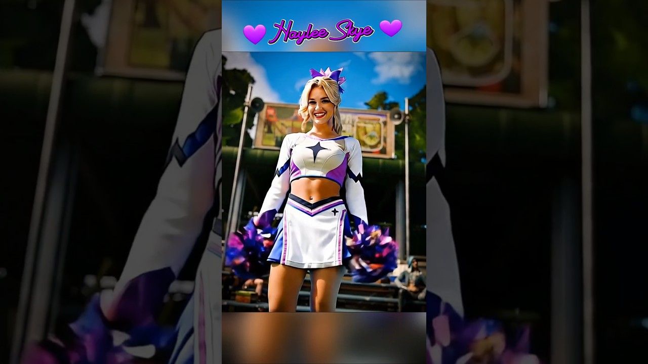 Fortnite Cheerleader Haylee Skye Interviewed! #fortnite #fortnitememes #fortniteclips #viralshorts