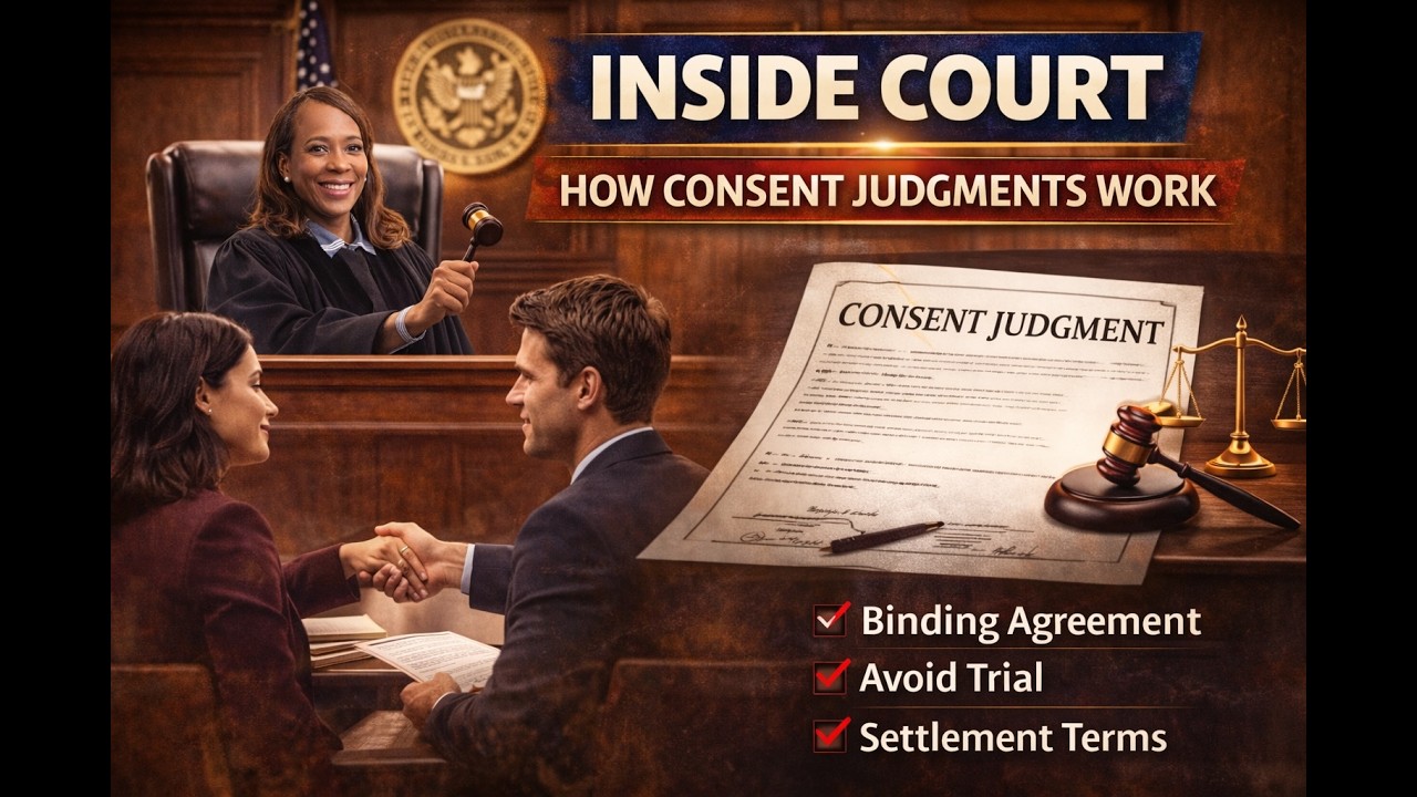 Inside Court  How Consent Judgments Work