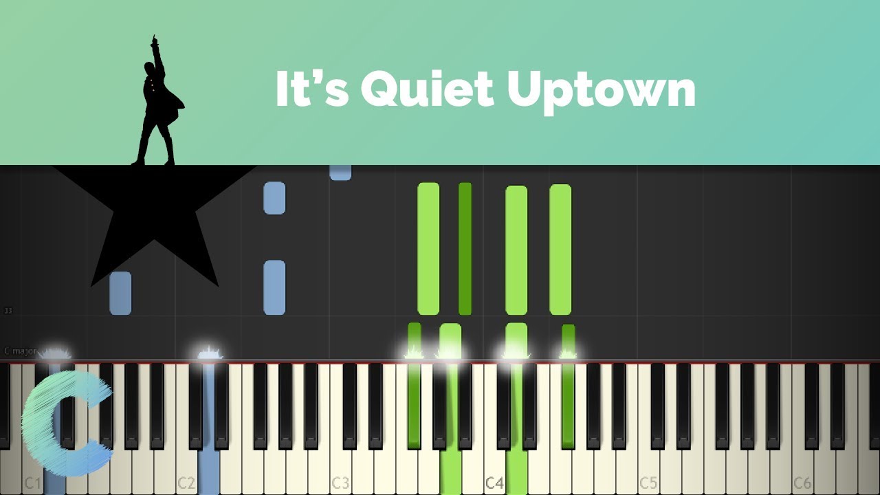 Hamilton - It's Quiet Uptown Piano Tutorial