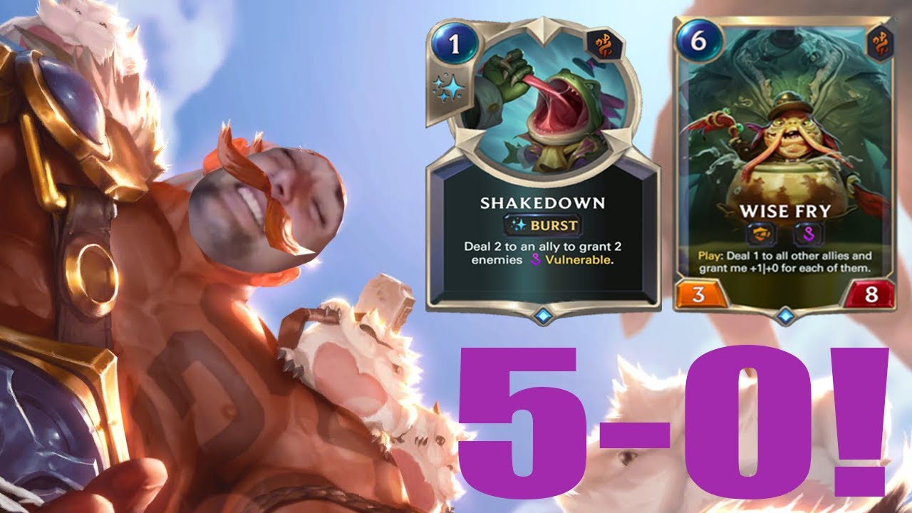 Браум показывает свою уязвимую сторону! 5-0! | Legends of Runeterra