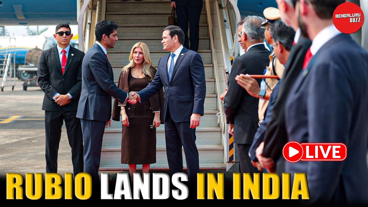 LIVE: Marco Rubio Walks Gateway of India Waterfront Following Crucial Diplomatic Briefing in Mumbai!