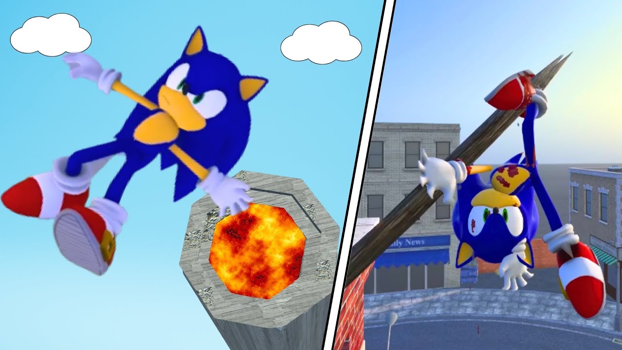 Sonic NPC Ragdoll Physics Compilation #124 | Overgrowth