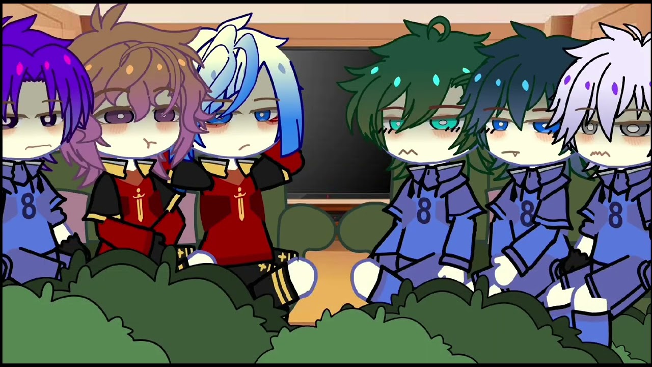Blue lock react to f/yn|No part 2|Harem|Angst