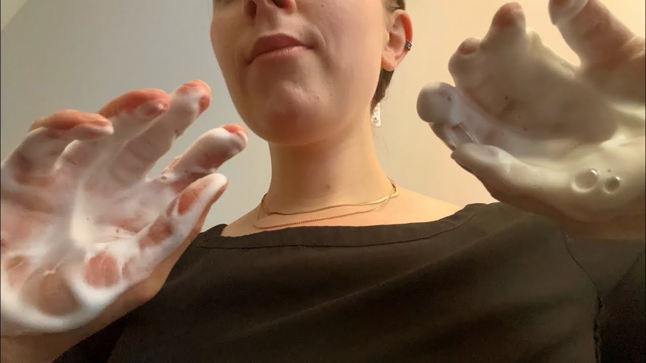 LoFi ASMR Hair Wash & Blow Dry (water, scalp, brushing, hair drying, & suds sounds)