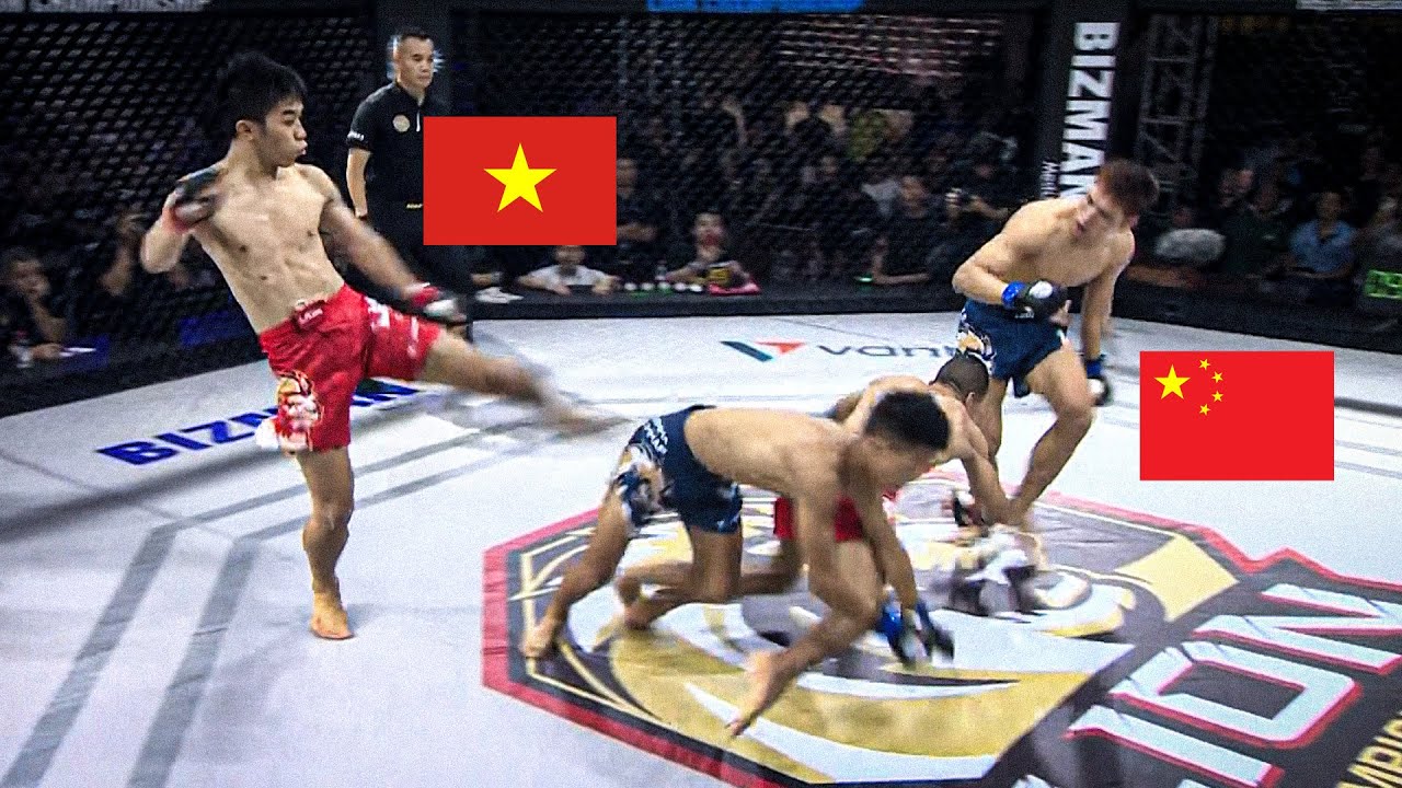 15 phút cận cảnh màn HỖN CHIẾN 2vs2 giữa võ thuật Việt Nam và Trung Quốc tại MMA LION