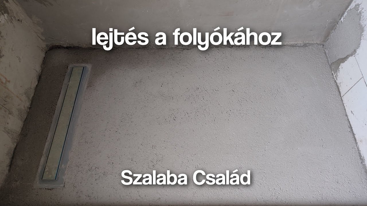 Aljzat-kiegyenlítés a folyókához