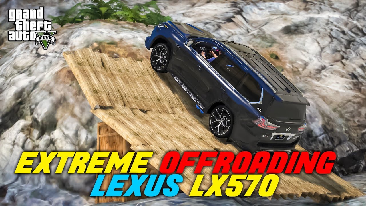 EXTREME OFFROADING ON LEXUS LX570 | GTA 5 | URDU |