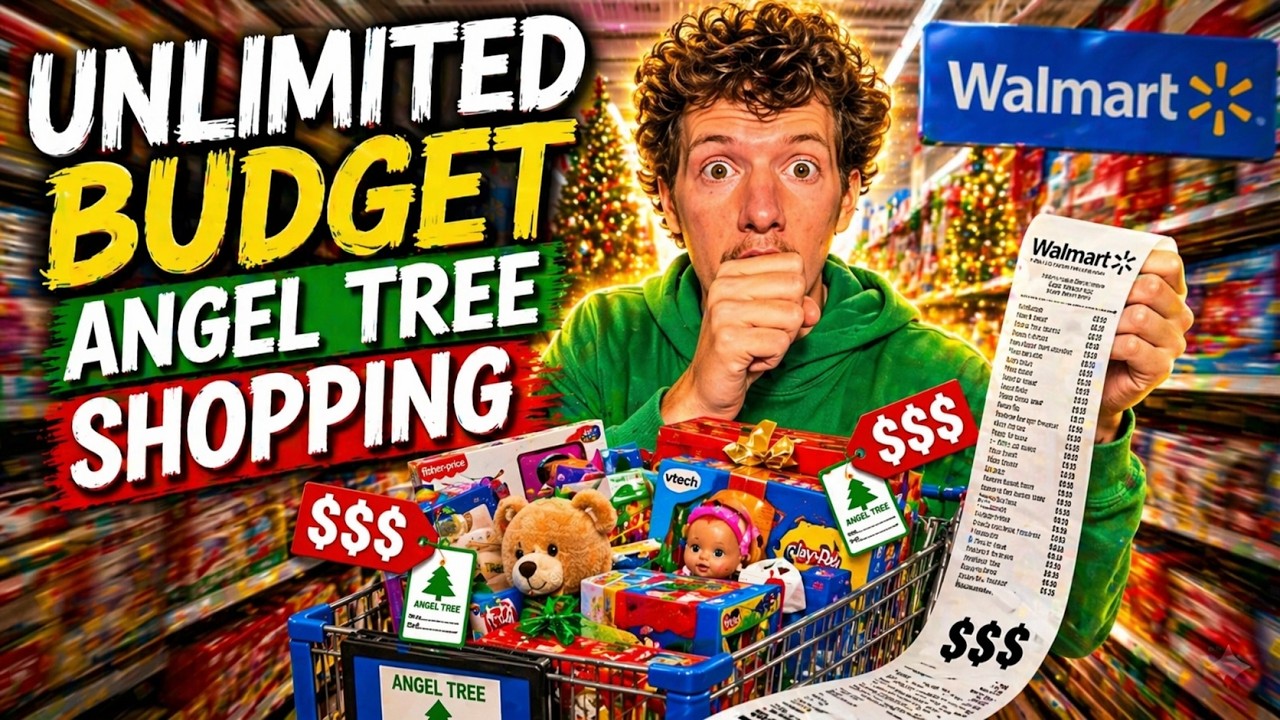 UNLIMITED BUDGET ANGEL TREES SHOPPING