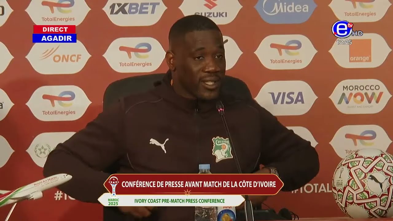 CONFÉRENCE DE PRESSE/PRESS CONFERENCE D’AVANT MATCH DE LA CÔTE D'IVOIRE DU VENDREDI 09 JANVIER 2026