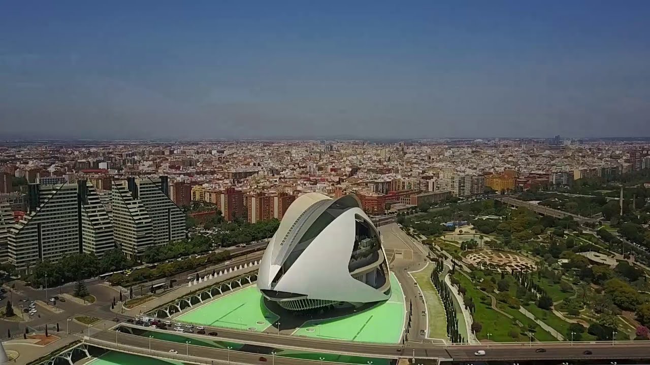 Valencia by Drone - Aerial view with DJI Mavic