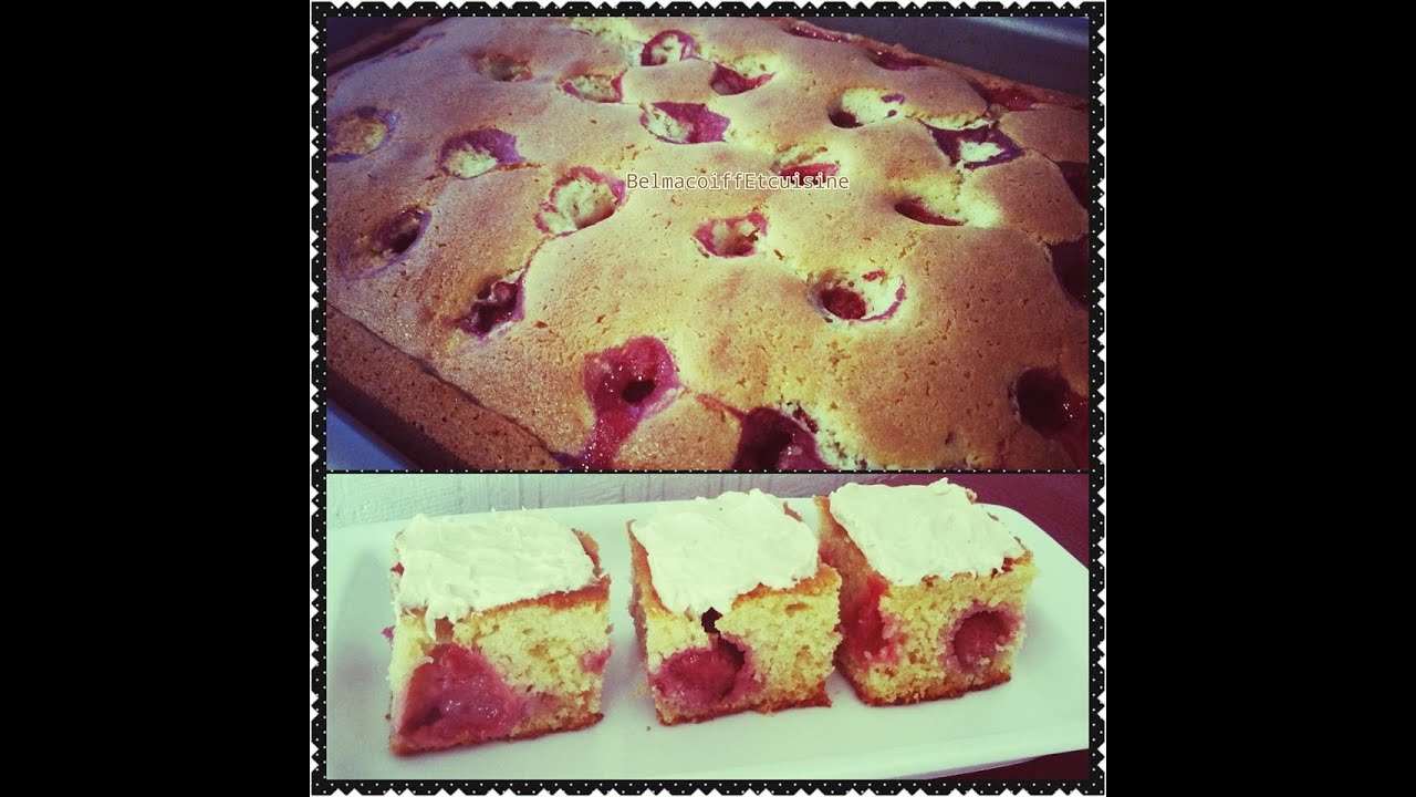 Recette de cake/gâteau à la fraise /  Cilekli Kek