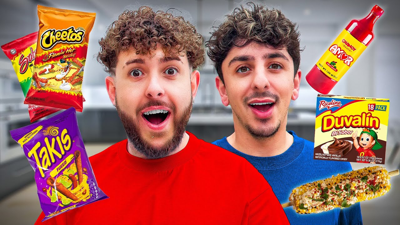 FaZe Rug и Sherman пробуют мексиканские и американские закуски | Войны закусок