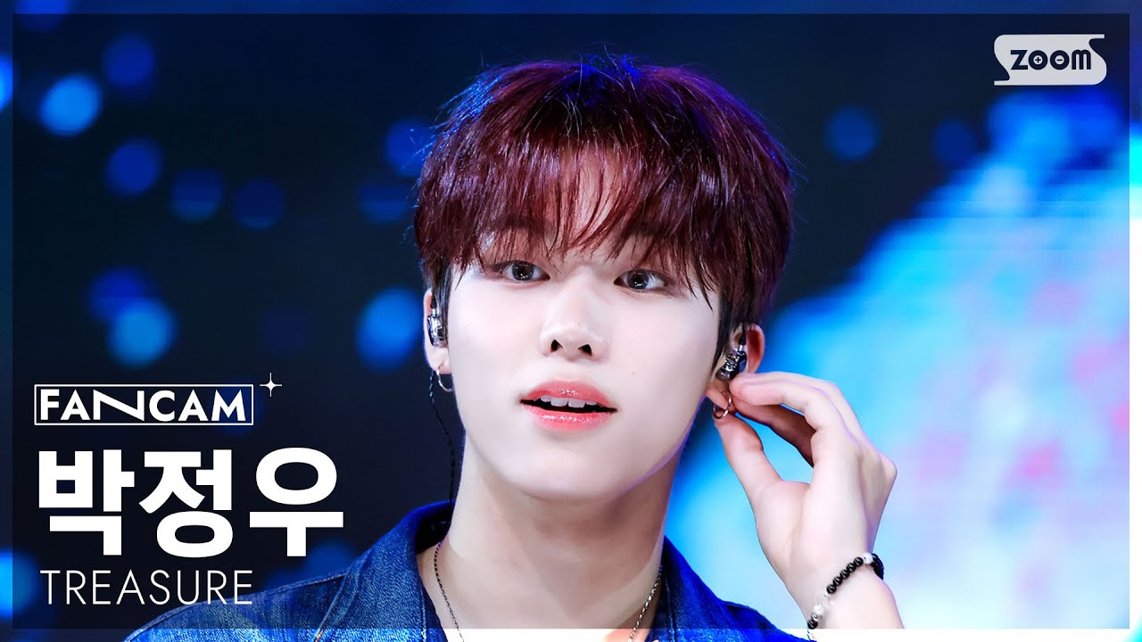 [안방1열 직캠4K] 트레저 박정우 'PARADISE' (TREASURE PARK JEONG WOO FanCam) @SBS Inkigayo 250907