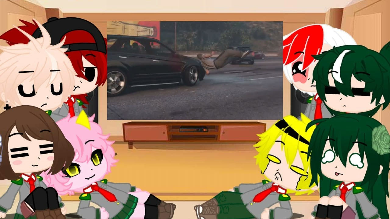 🌞Bnha Reacciona a Fernanfloo 🌞|| Parte 3/?||Momentos Divertidos en GTA 5 😅✔️
