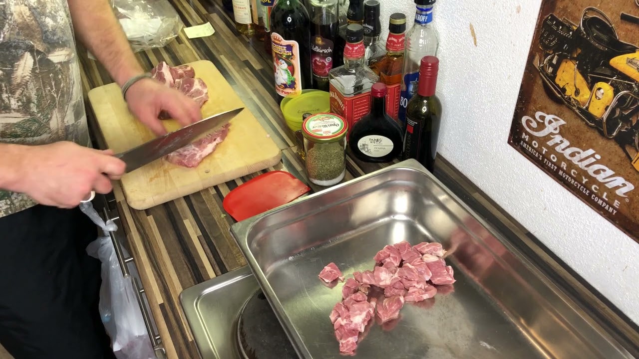 Schweinekamm in Gläser einmachen