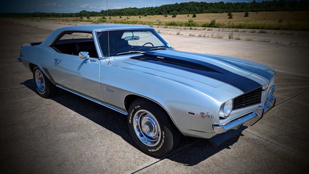 1969 Camaro Z28 For Sale~Orig DZ302~M22 4 Speed~X33~Finished in Cortez Silver