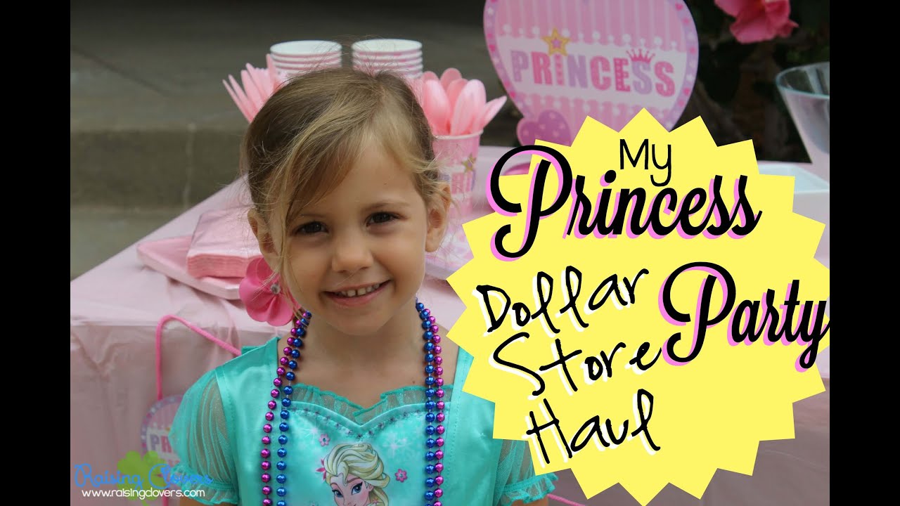 MY PRINCESS PARTY DOLLAR STORE HAUL & MORE!