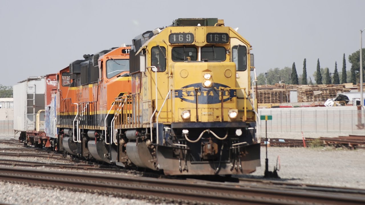 BNSF Kaiser Yard, Etiwanda, and Cucamonga Rare BNSF Action! 4/1/2022