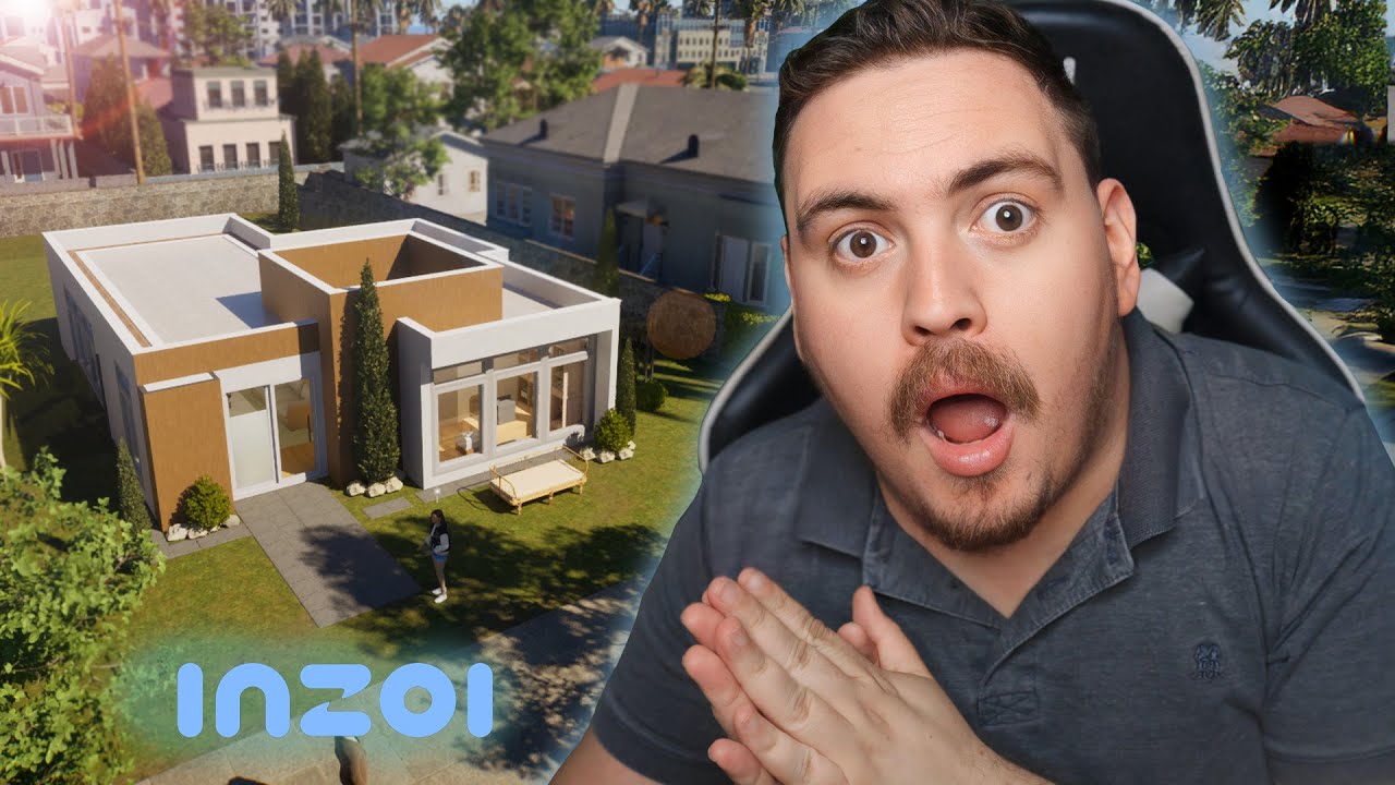 CONSTRUI MINHA PRIMEIRA CASA MODERNA NO INZOI E ADOREI! │ InZoi
