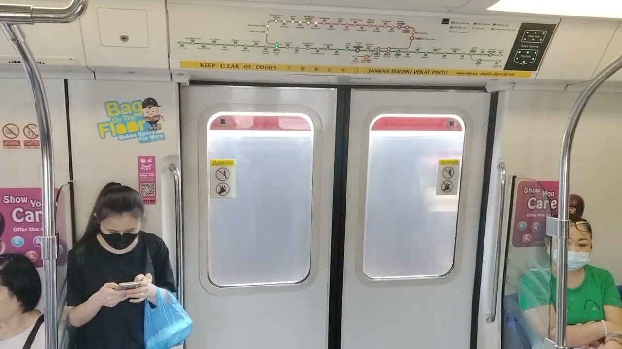 [New Chime 🎵🎶, OSB + Slight violent doors] SMRT C151A 523/524 NS13 Yishun → NS1 Jurong East