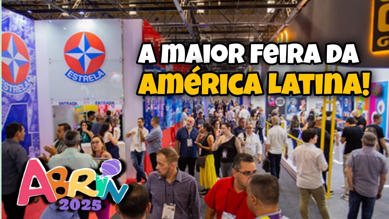 A MAIOR FEIRA DE BRINQUEDOS DA AMÉRICA LATINA! CAÇADA na ABRIN 2025