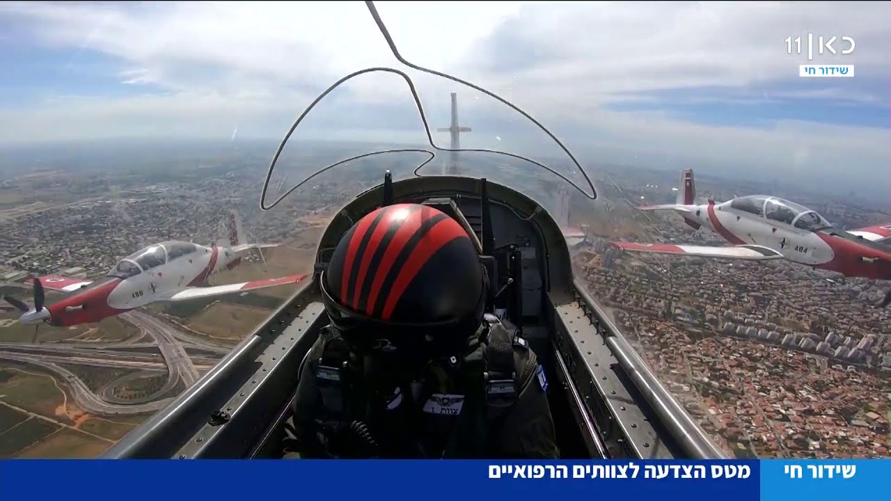 בהצדעה לצוותים הרפואיים: מטס יום העצמאות יוצא לדרך