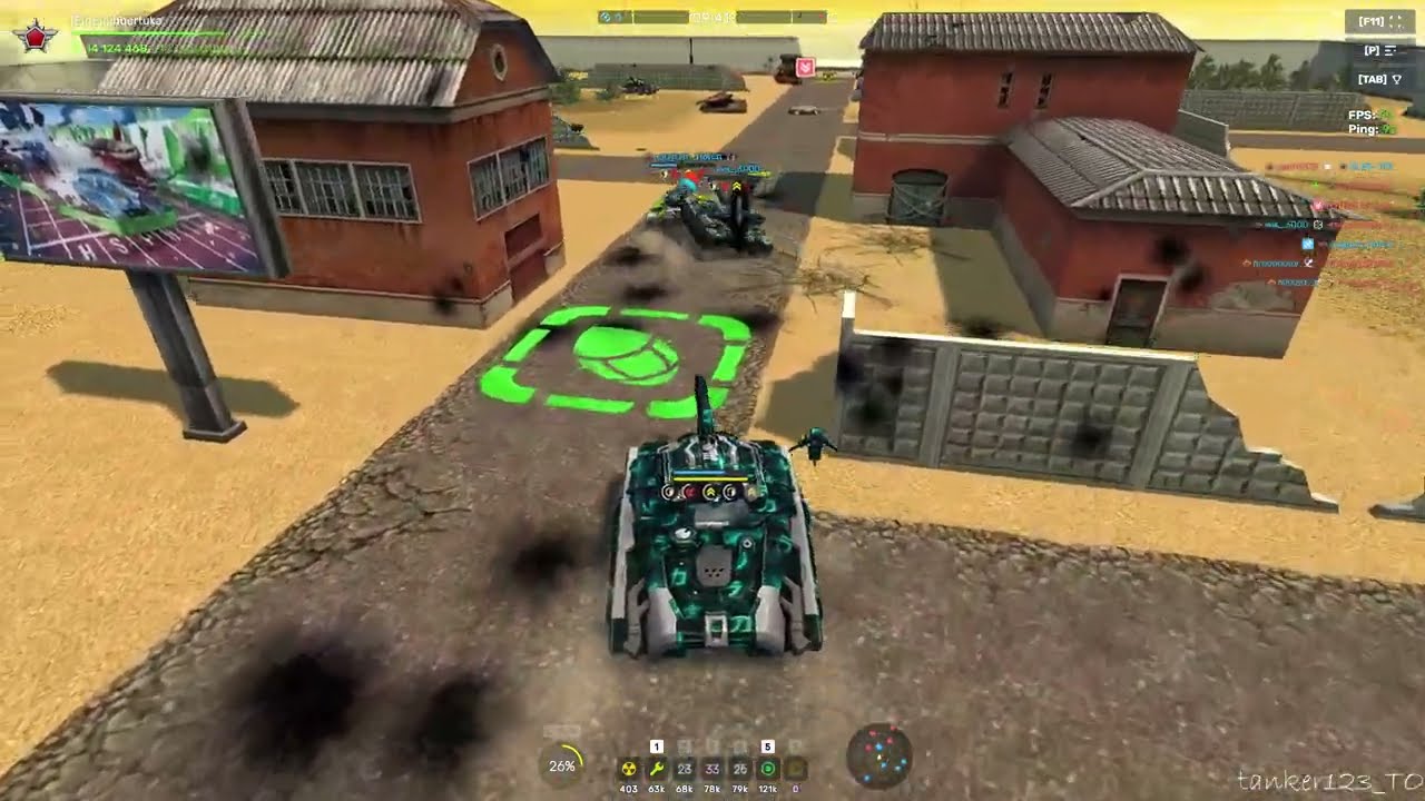Tanki Online Gauss Ultra Skin Super Solenoids Augment and Mammoth Ultra Skin Driver gameplay