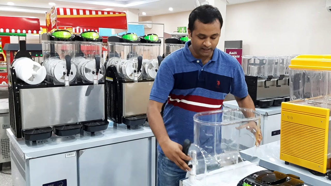 slush machine with multi temperature control can also be used for lassi,juice,milkshake